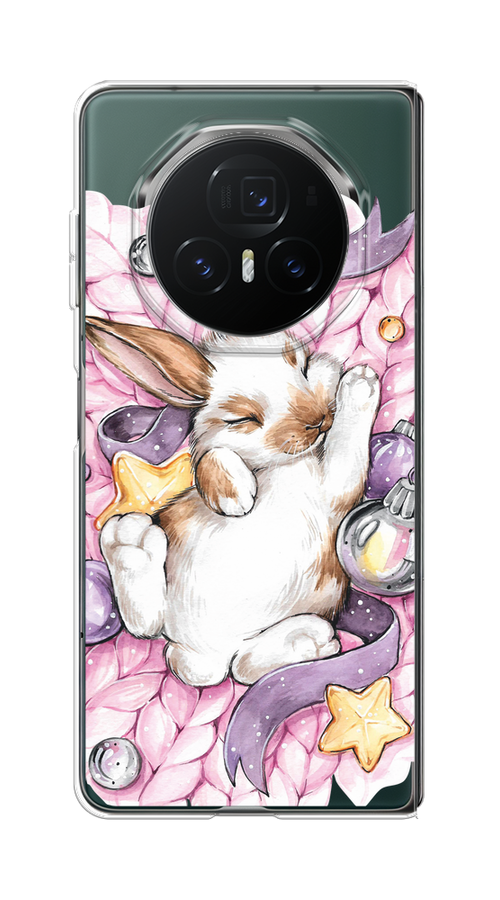 

Чехол на Honor Magic V3 Кролик спит, Розовый;белый, 6125050-1
