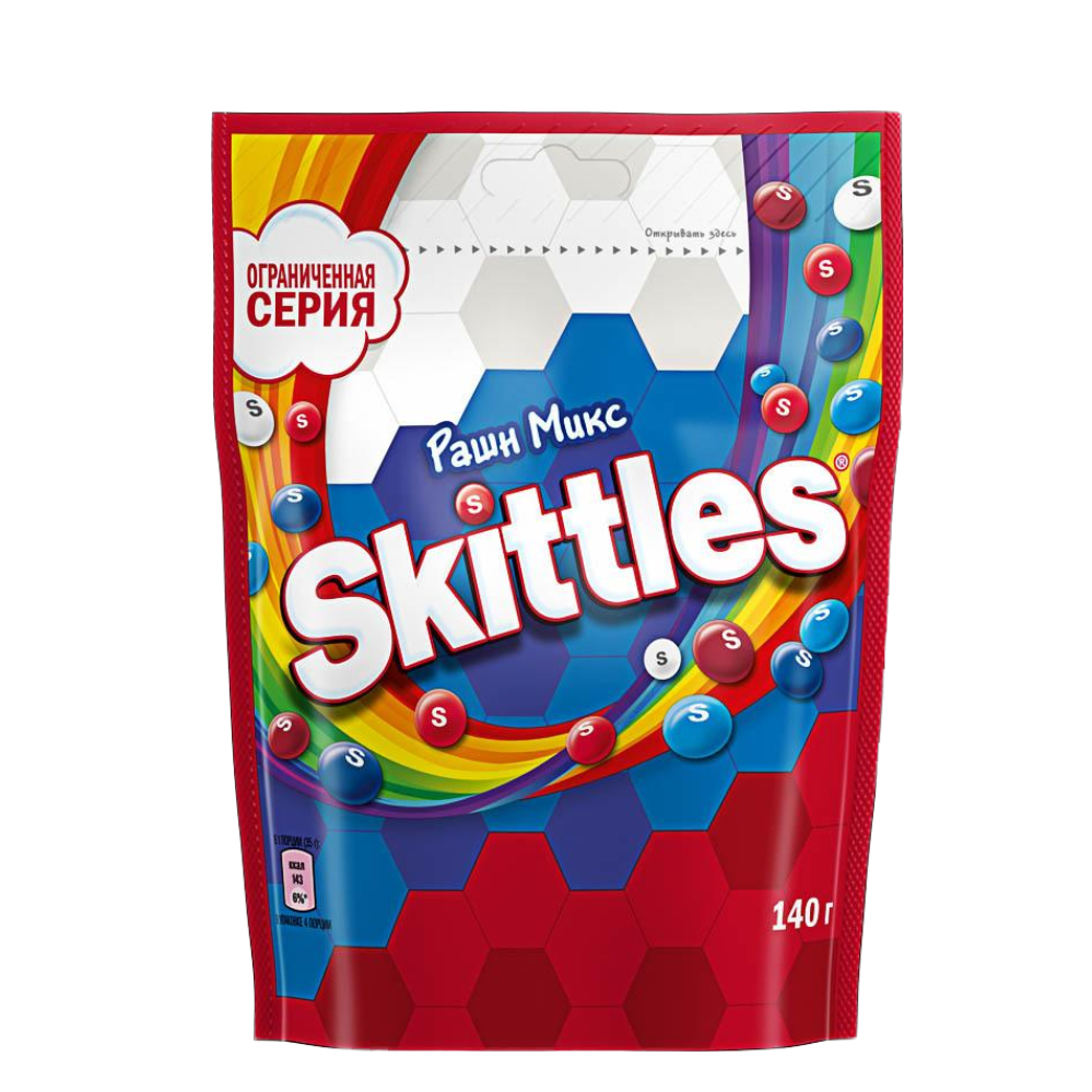 

Драже Skittles Фрукты 140 г