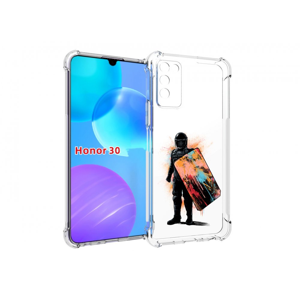 

Чехол MyPads солдат с красочным щитом для Huawei Honor 30 Lite, Tocco