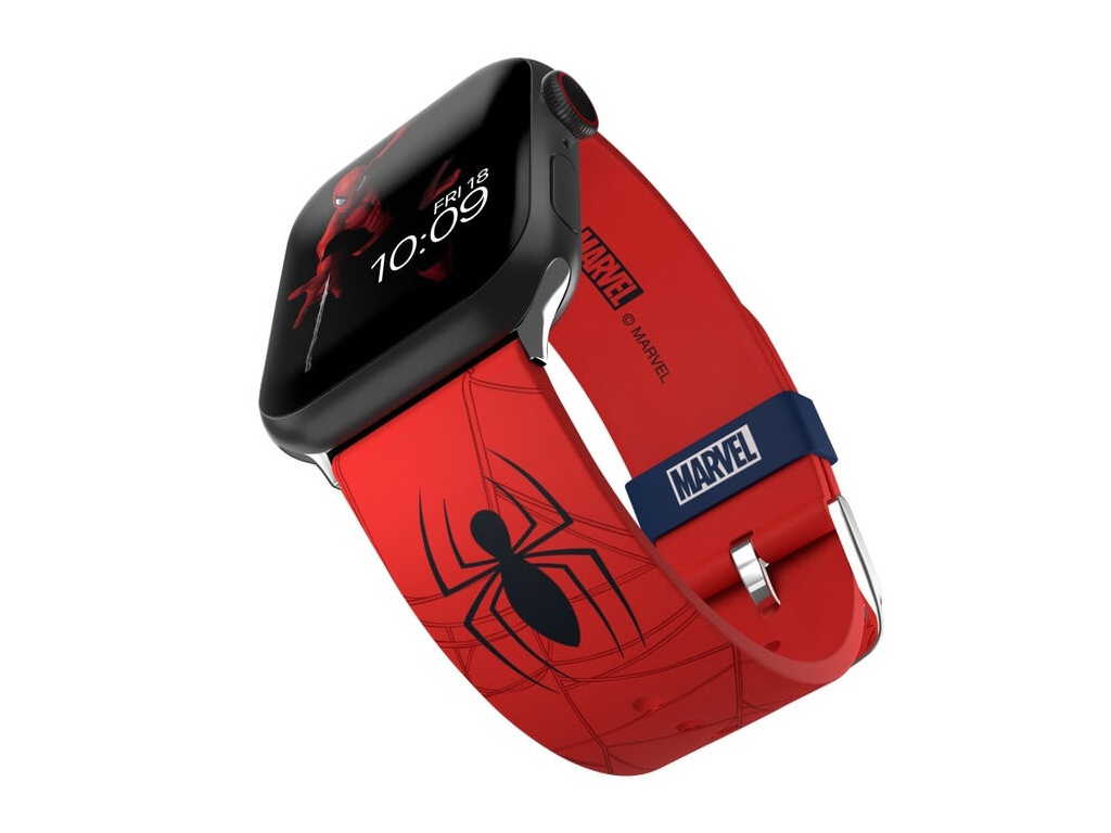 фото Ремешок mobyfox для apple watch marvel insignia collection spider-man red st-mrv22icn2101