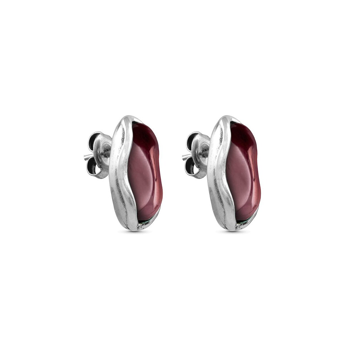 

Серьги-пусеты из бижутерного сплава с муранским стеклом Ciclon A182601-03 R/S, A182601-03 R/S