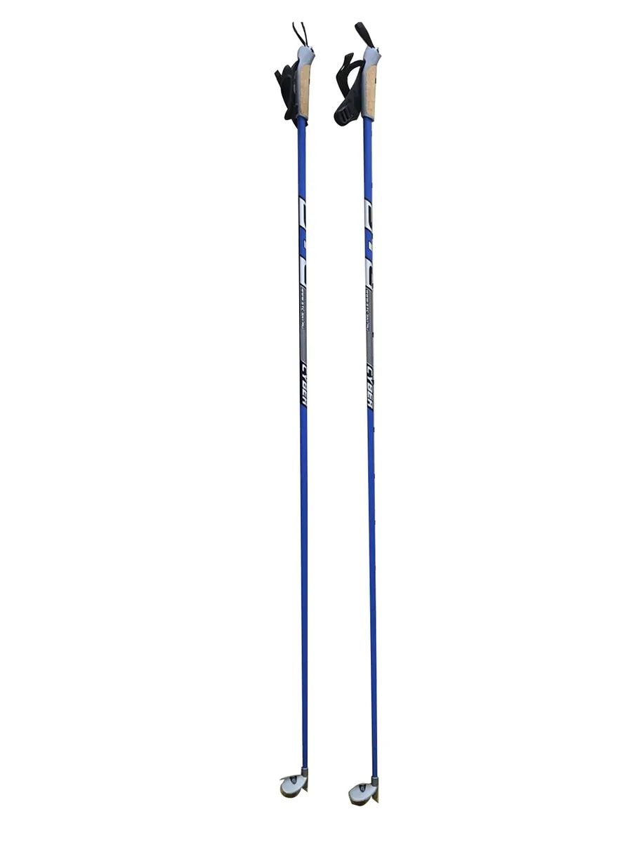 Лыжные палки STC CYBER гибридные 60/40 130