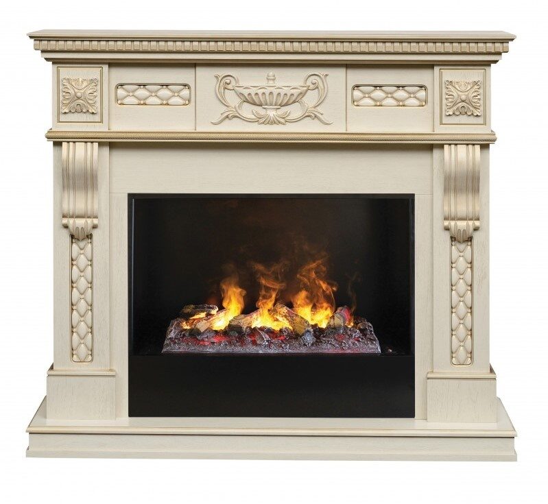 

Электрокамин Real Flame Corsica Lux 26 WT с очагом 3D Cassette 630