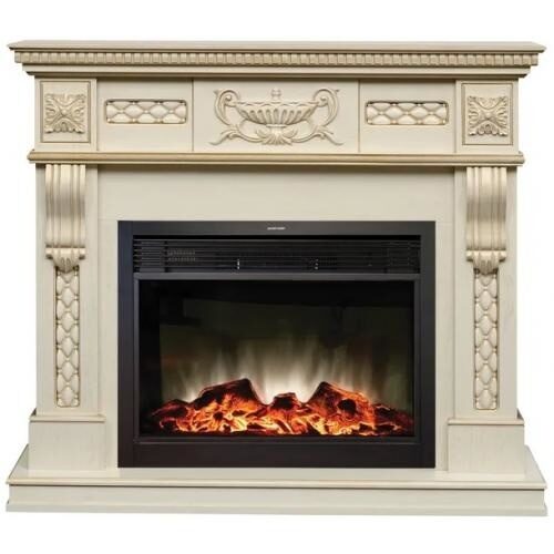 

Электрокамин Real Flame Corsica Lux 26 WT с очагом MoonBlaze S LUX Black