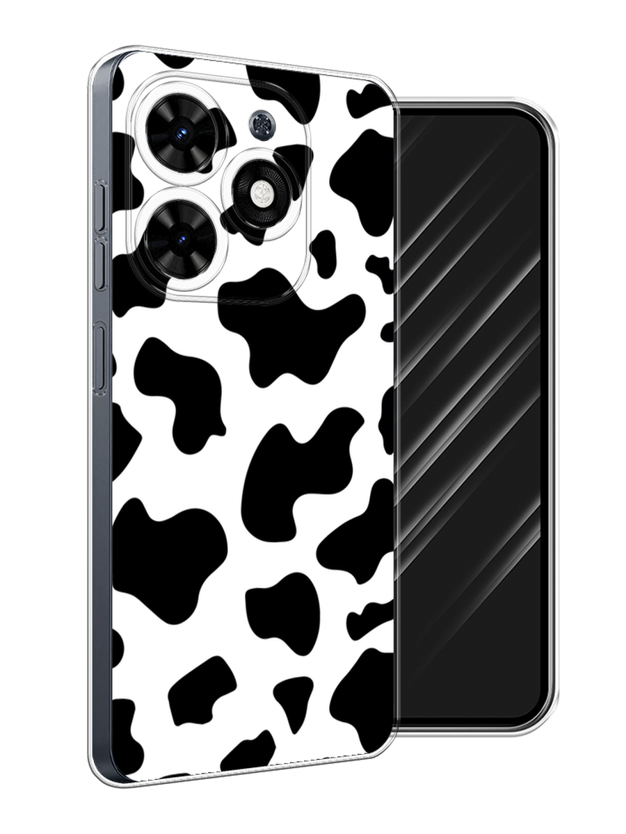 

Чехол Awog на Tecno Spark 20C "Пятна коровы", Белый;черный, 304950-1