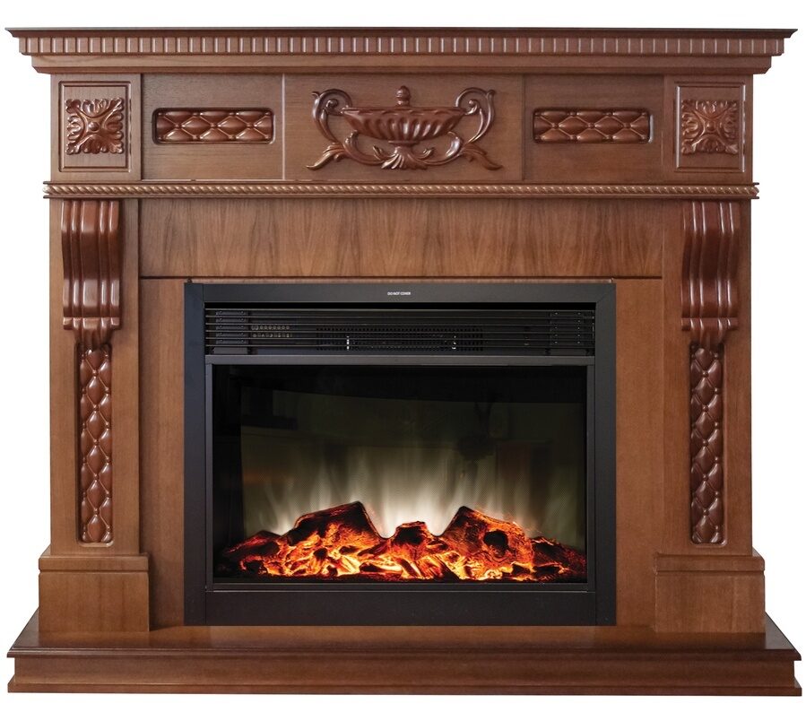 

Электрокамин Real Flame Corsica Lux 26 WT с очагом MoonBlaze S LUX Black