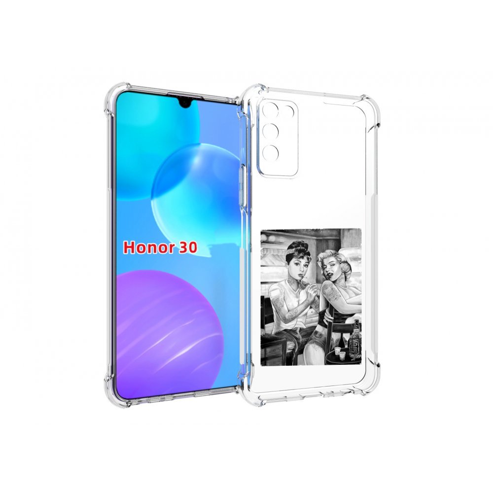 

Чехол MyPads тату мастер для Huawei Honor 30 Lite, Tocco