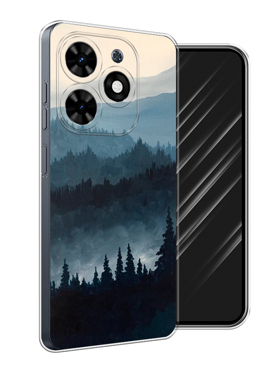 

Чехол Awog на Tecno Spark 20C "Туманные горы", Бежевый;серый;черный, 304950-1