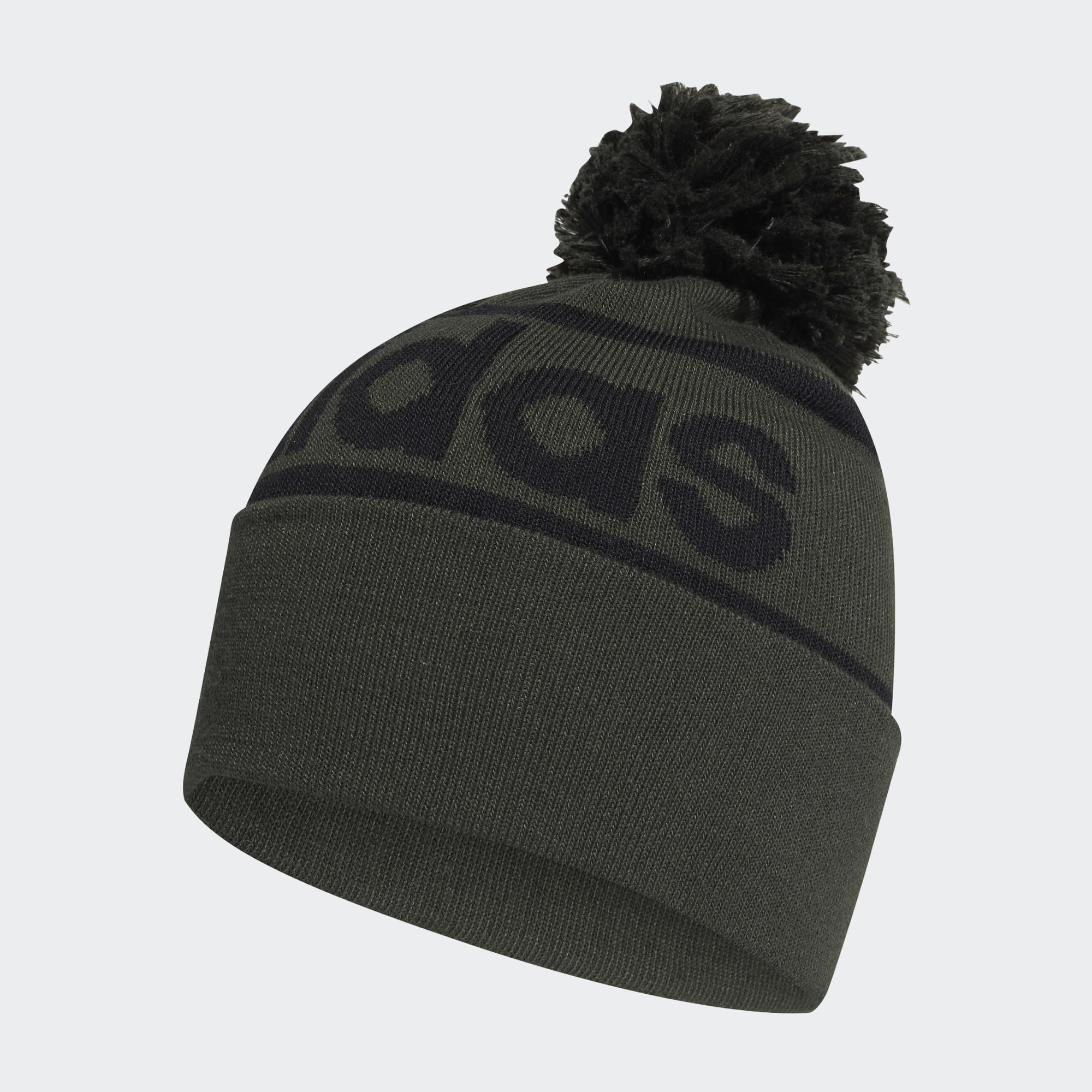 

Шапка унисекс Adidas зеленый Logo Pom Woolie, р. 56-58, Logo Pom Woolie