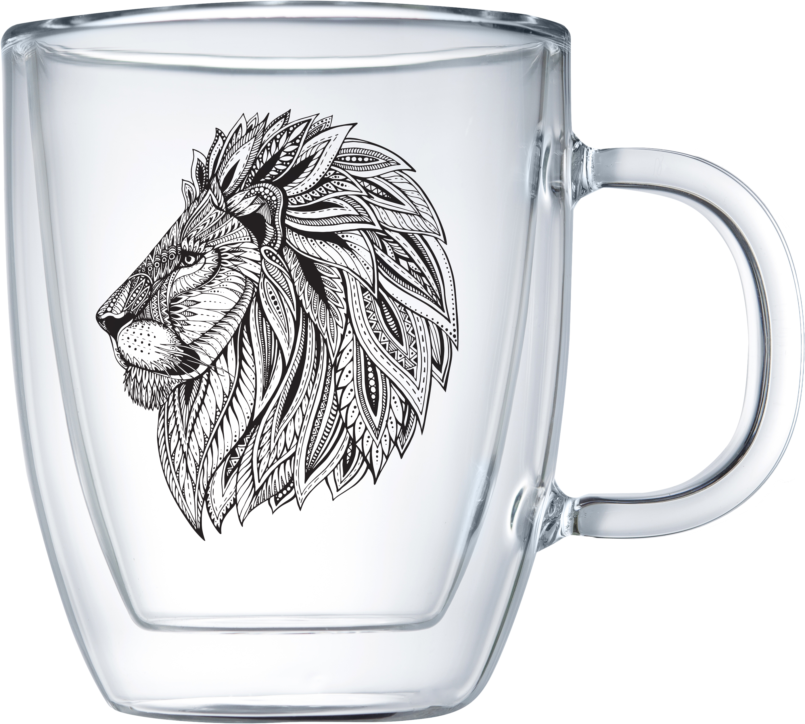 

Термокружка с рисунком Walmer Lion с двойными стенками 480 мл W37000911, Wild