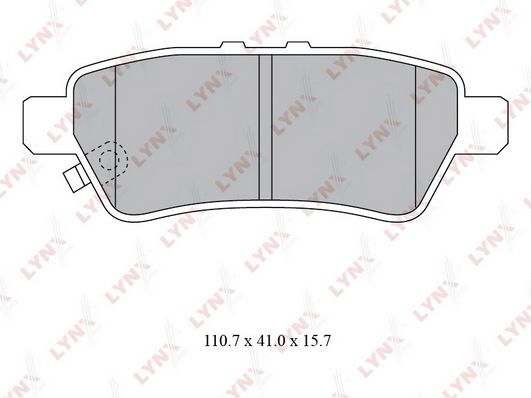 

Тормозные колодки LYNXauto дисковые BD-5741