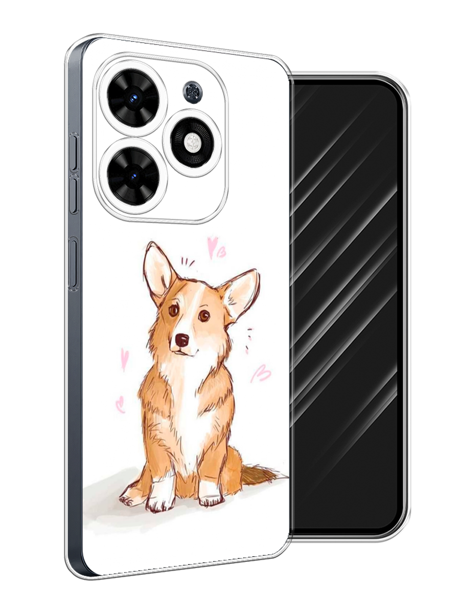 

Чехол Awog на Tecno Spark 20C "Корги любовь", 304950-1