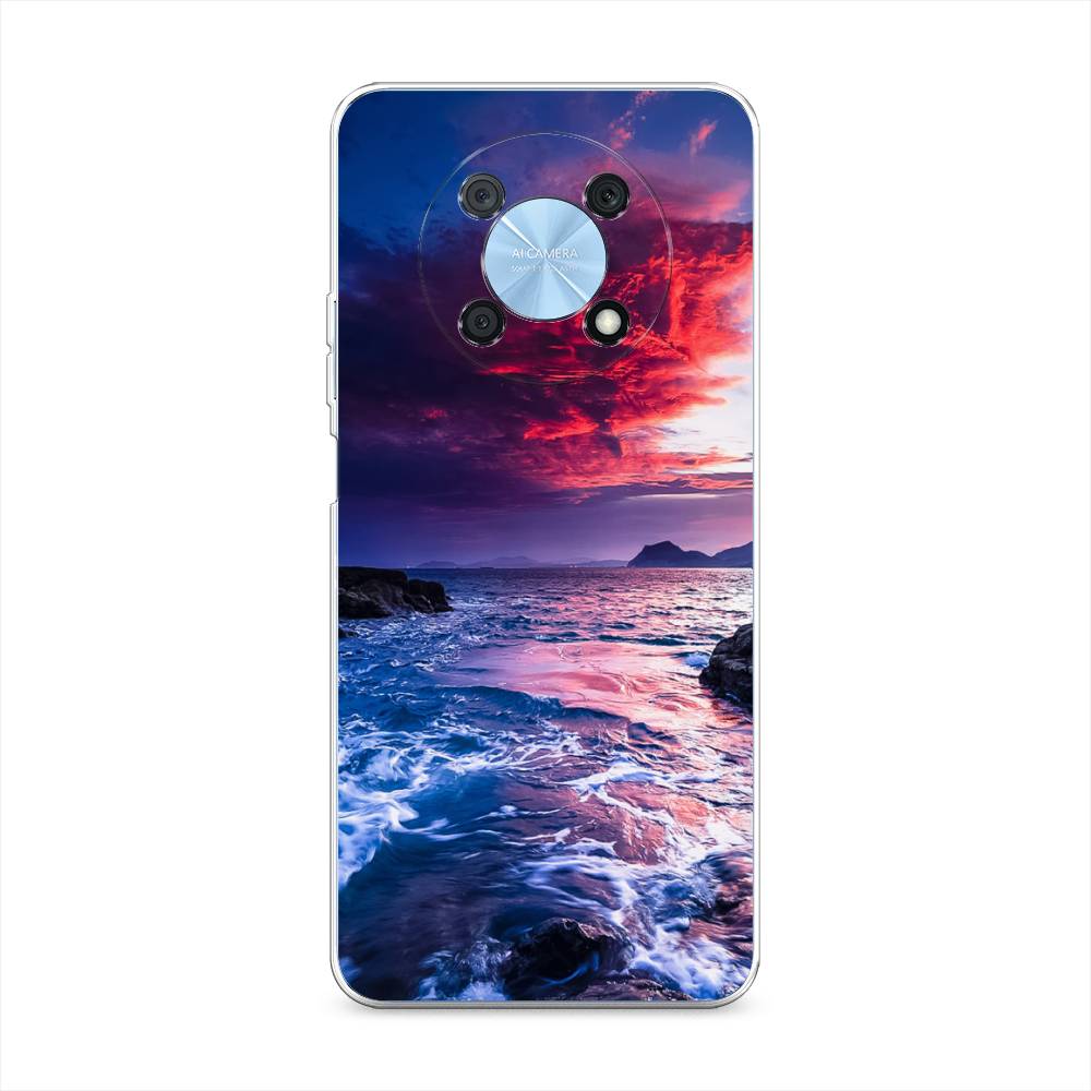 

Чехол Awog на Huawei Nova Y90 "Волны 1", Разноцветный