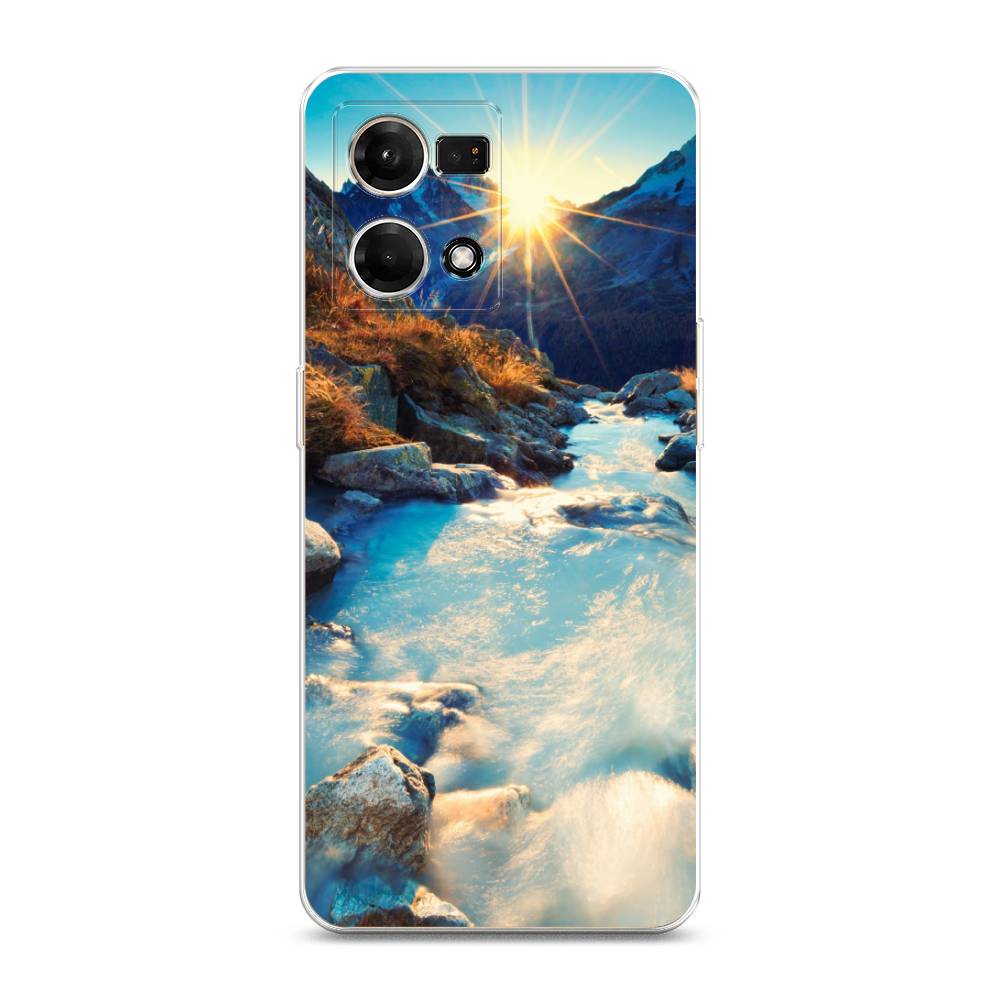 

Чехол Awog на Oppo Reno 7 4G/8 4G "Восход 7", Разноцветный