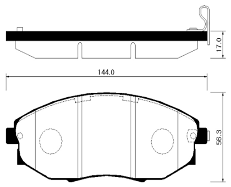 

Тормозные колодки HSB hp2015