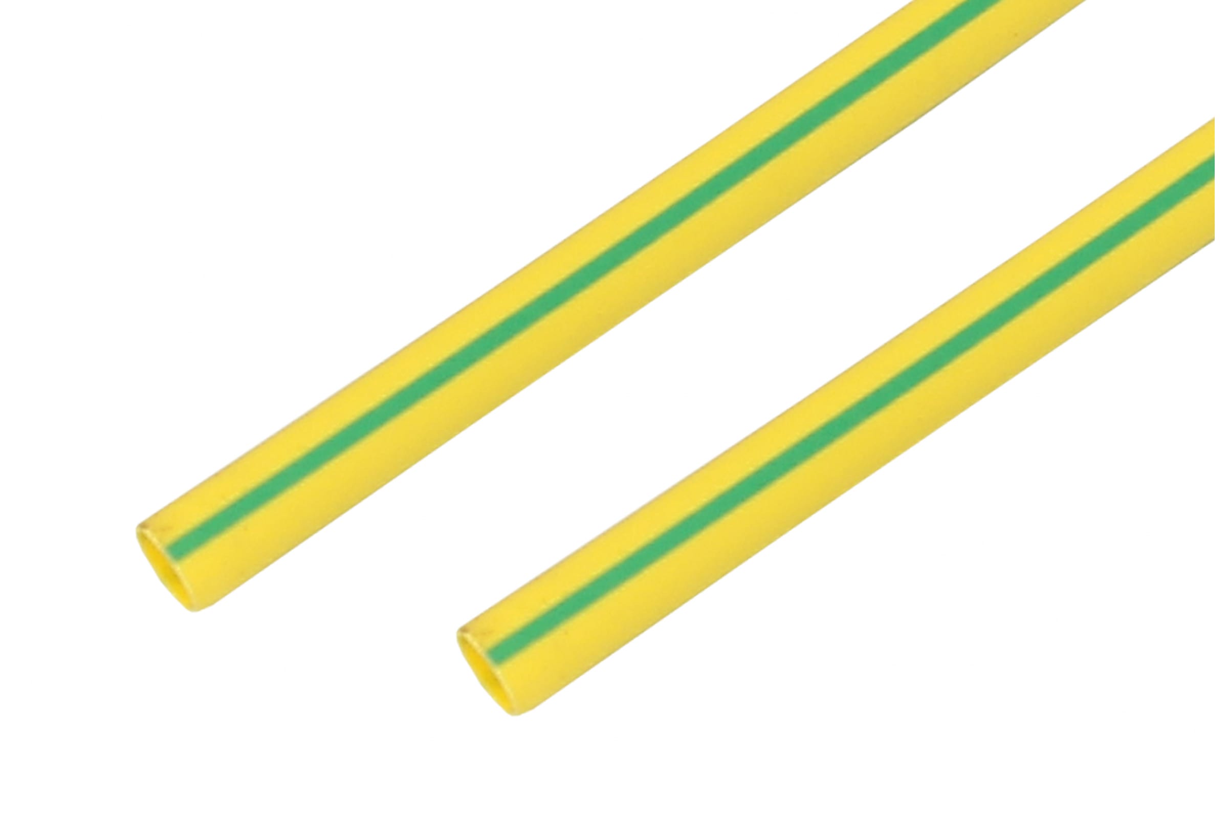 фото Трубка термоус. rexant длина 1000мм, ширина 20мм, диаметр 20мм, желт/зелен, 10шт [22-0007]