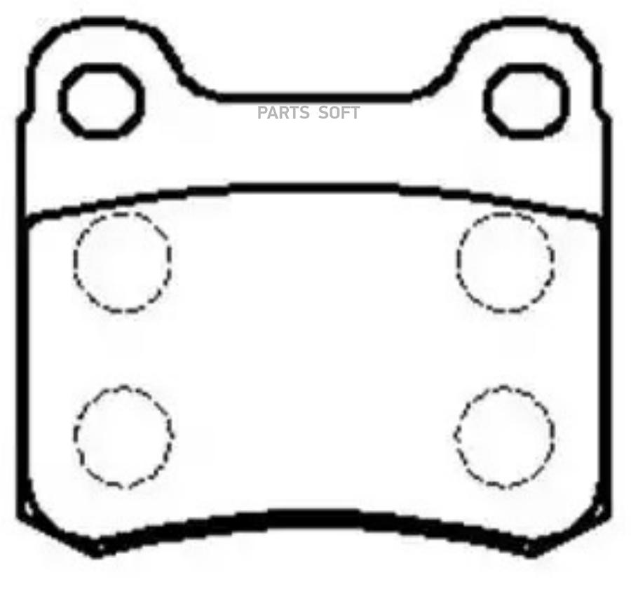 

Тормозные колодки HSB hp5029