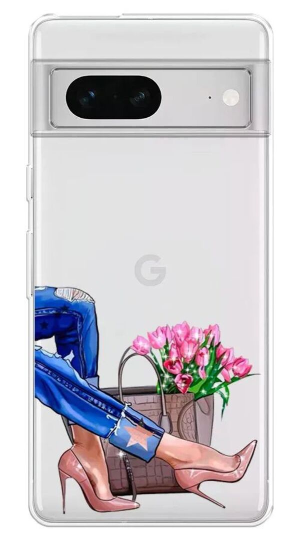 

Чехол Awog на Google Pixel 7 "Каблучки", Разноцветный