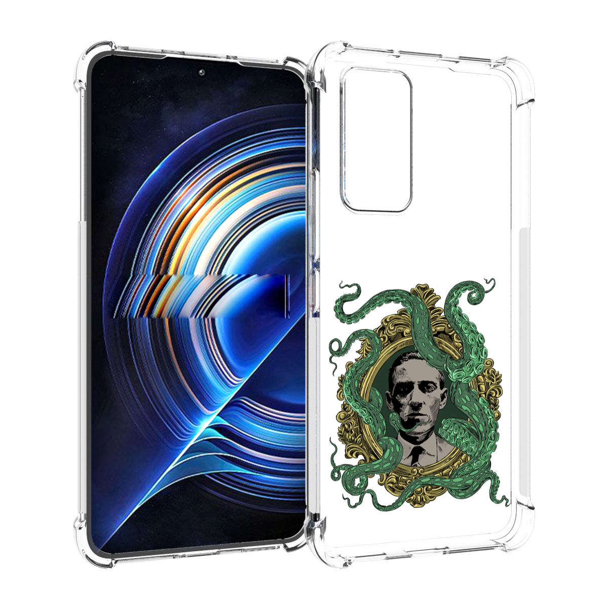 

Чехол MyPads портрет с кракеном для Tecno Camon 19 Neo, Прозрачный, Tocco
