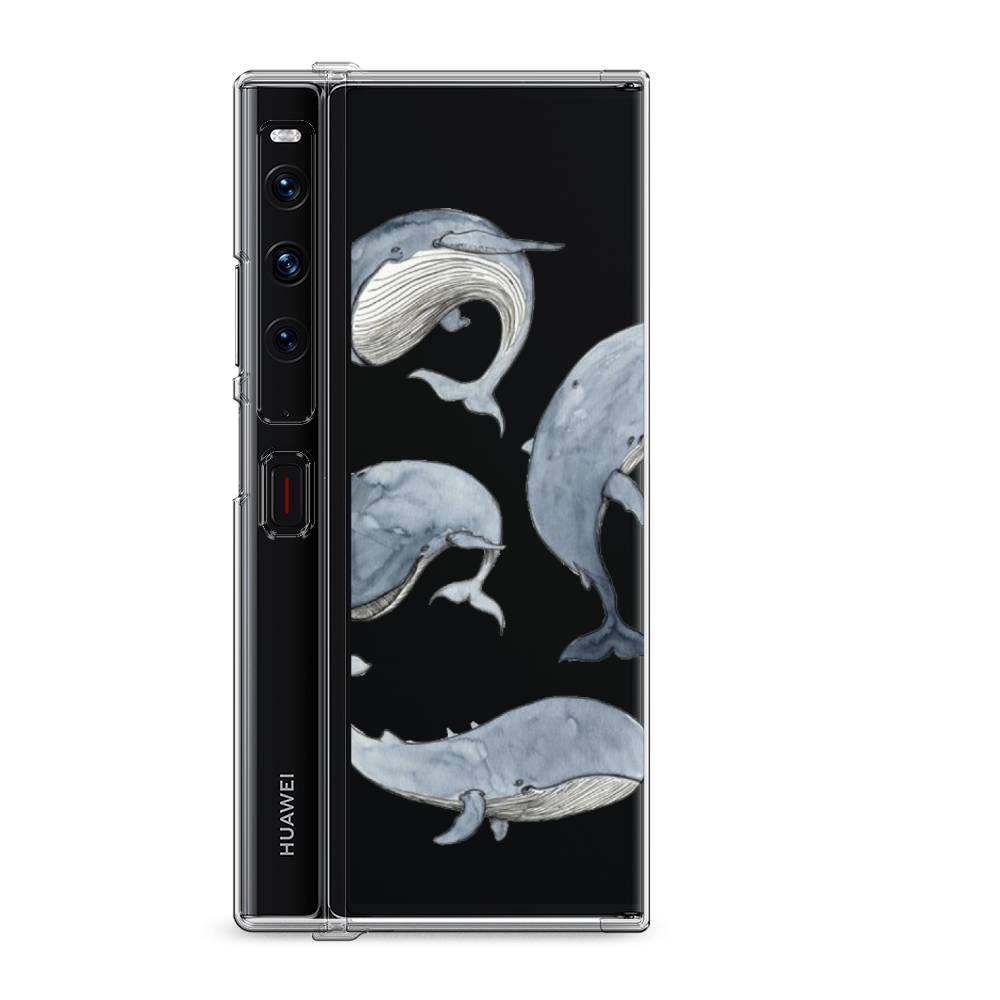 

Силиконовый чехол "Киты" на Huawei Mate Xs 2 / Хуавеи Мате Xs 2