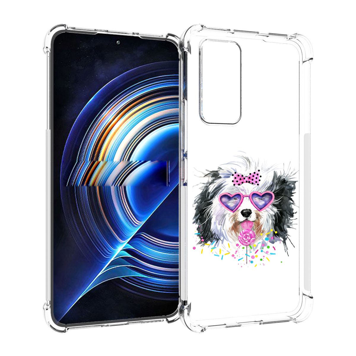 

Чехол MyPads пушистик для Tecno Camon 19 Neo, Прозрачный, Tocco