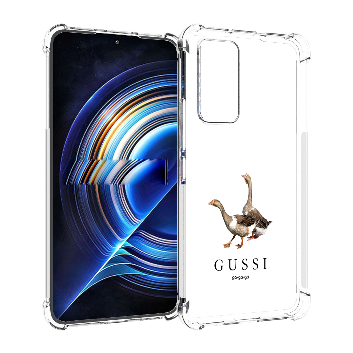 

Чехол MyPads Гусси бренд для Tecno Camon 19 Neo, Прозрачный, Tocco