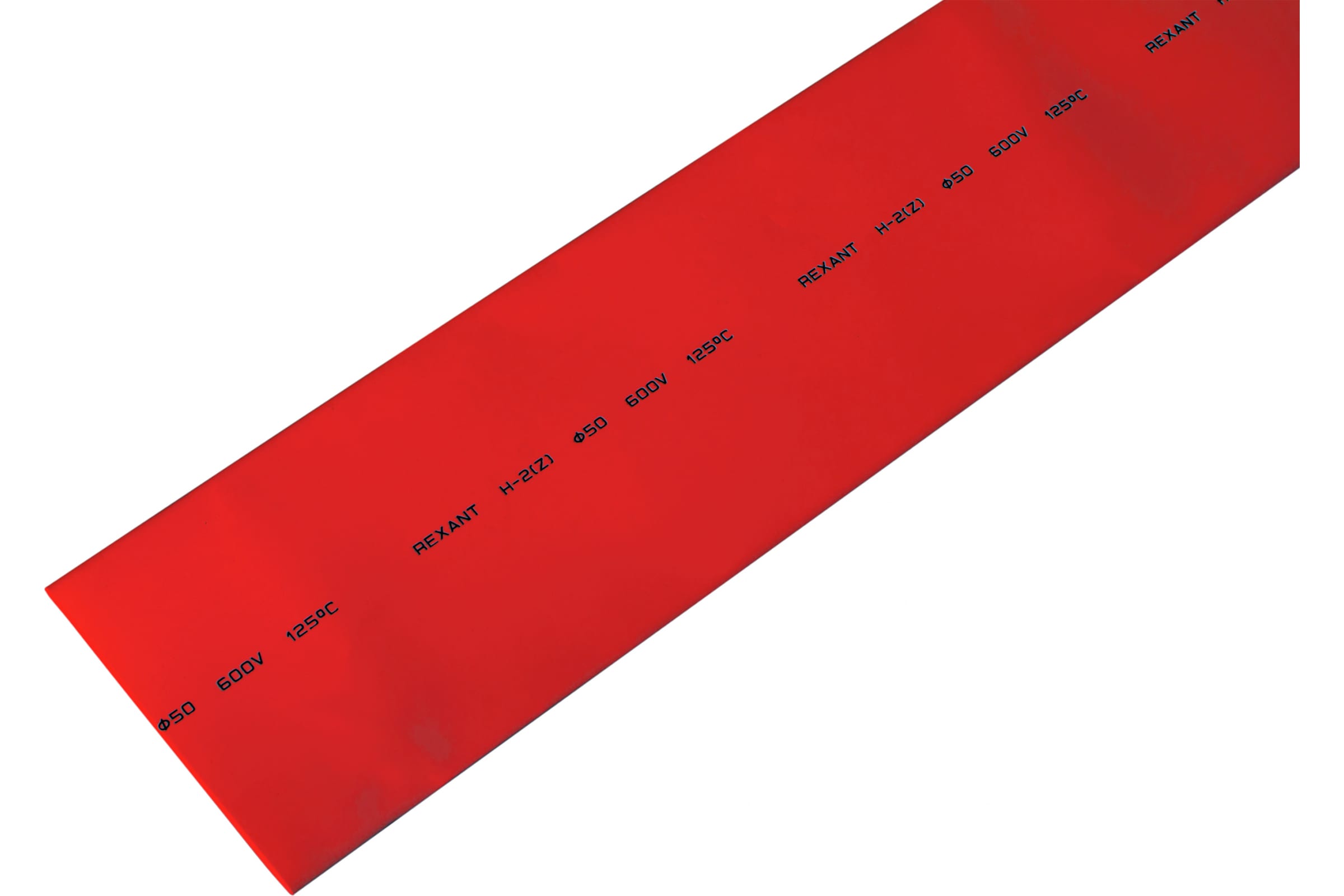 Трубка термоус. REXANT длина 1000мм, ширина 50мм, диаметр 50мм, красный, 10шт [25-0004] светодиод gsmin sl3 красный 10шт