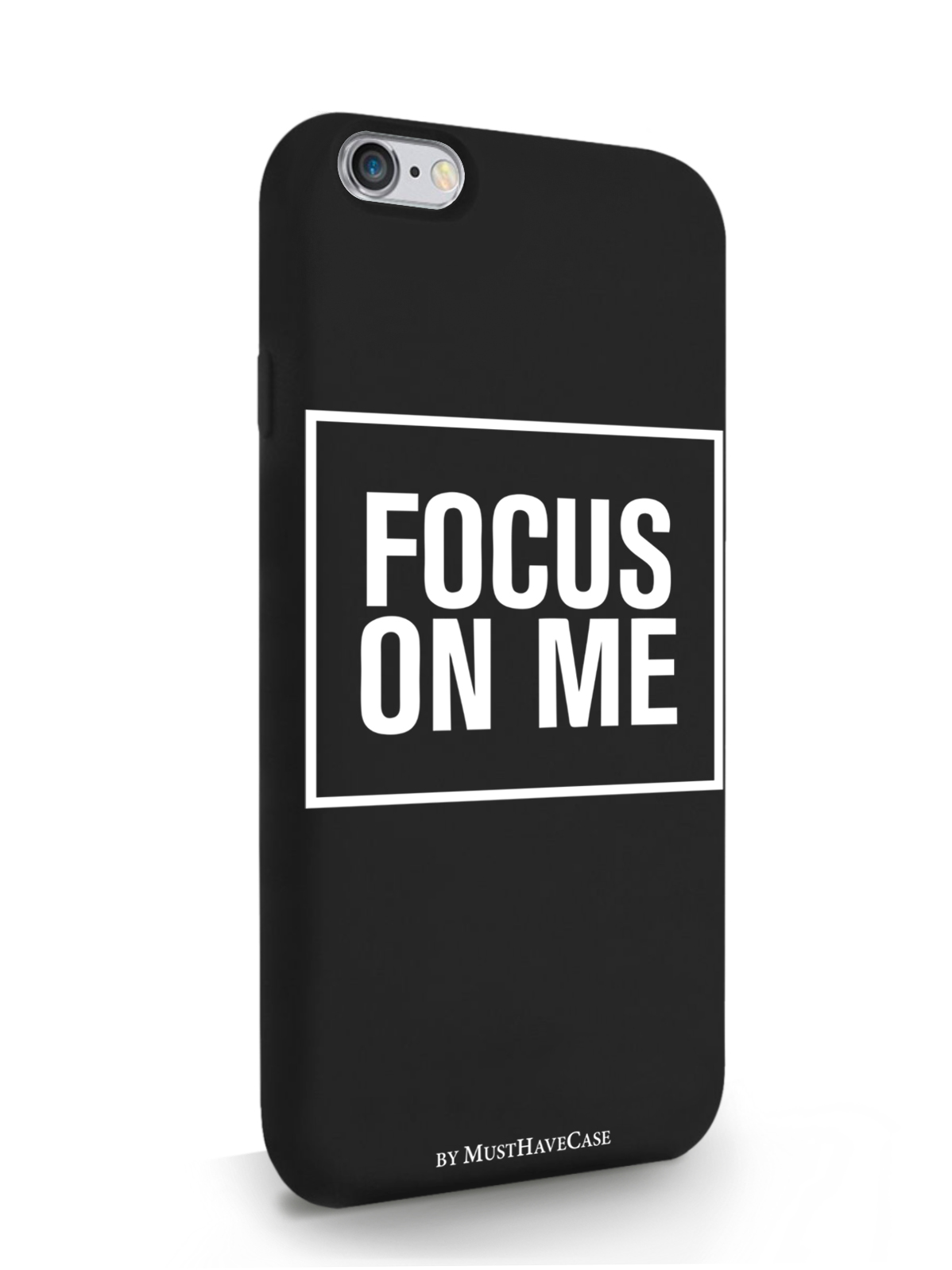 

Чехол MustHaveCase для iPhone 6/6s Focus on me, черный, Черный;белый