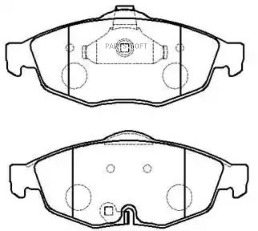 

Тормозные колодки HSB hp5159