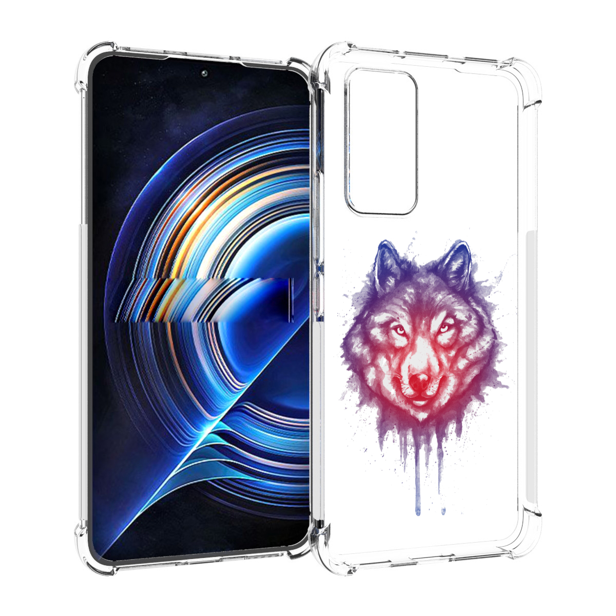 

Чехол MyPads пушистый волк для Tecno Camon 19 Neo, Прозрачный, Tocco