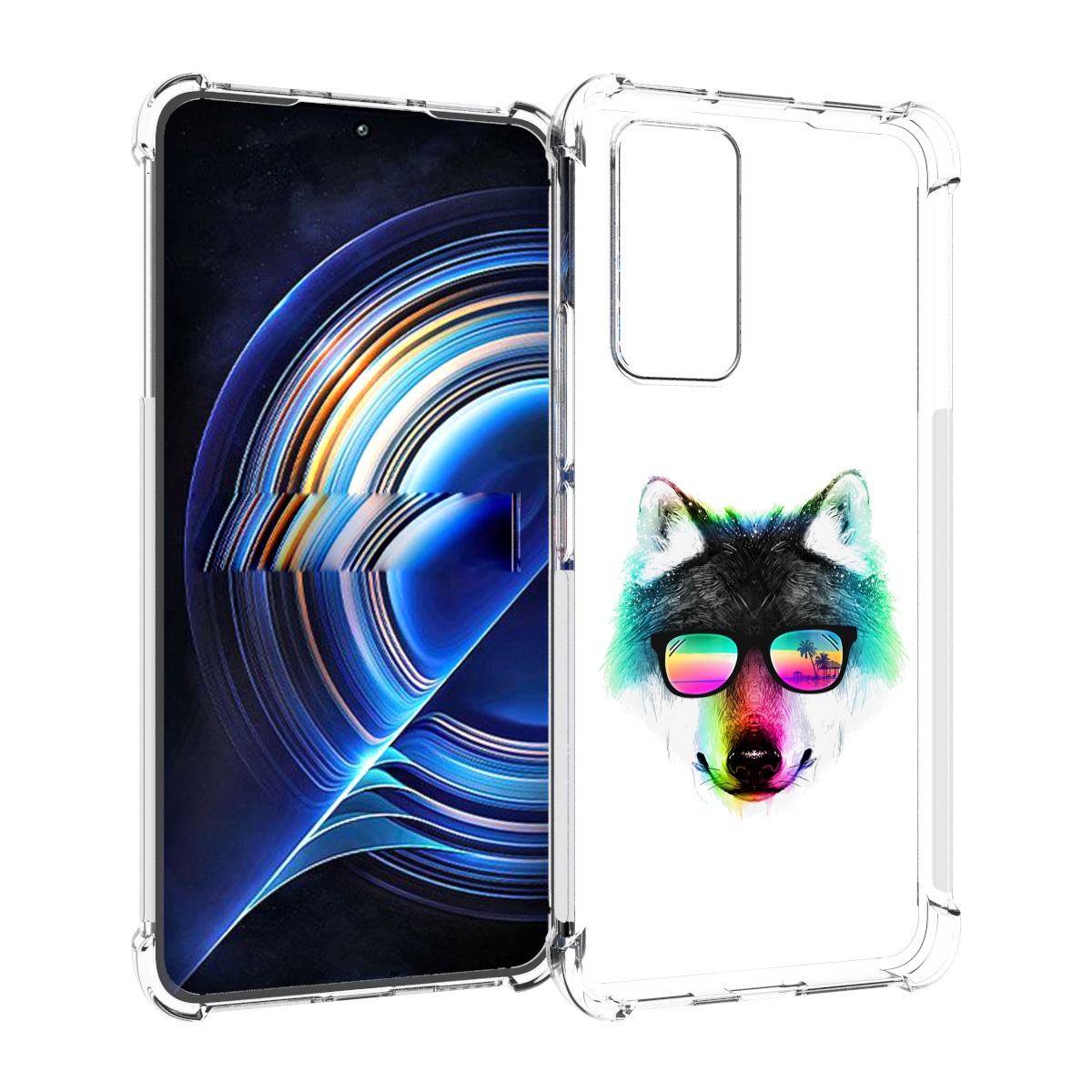 

Чехол MyPads радужный волк для Tecno Camon 19 Neo, Прозрачный, Tocco