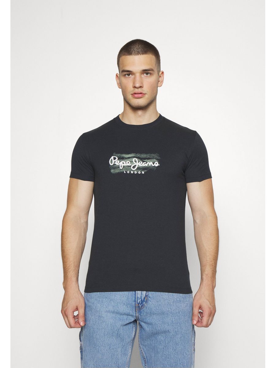 

Футболка мужская Pepe Jeans PE122O0L2 черная XL, Черный, PE122O0L2
