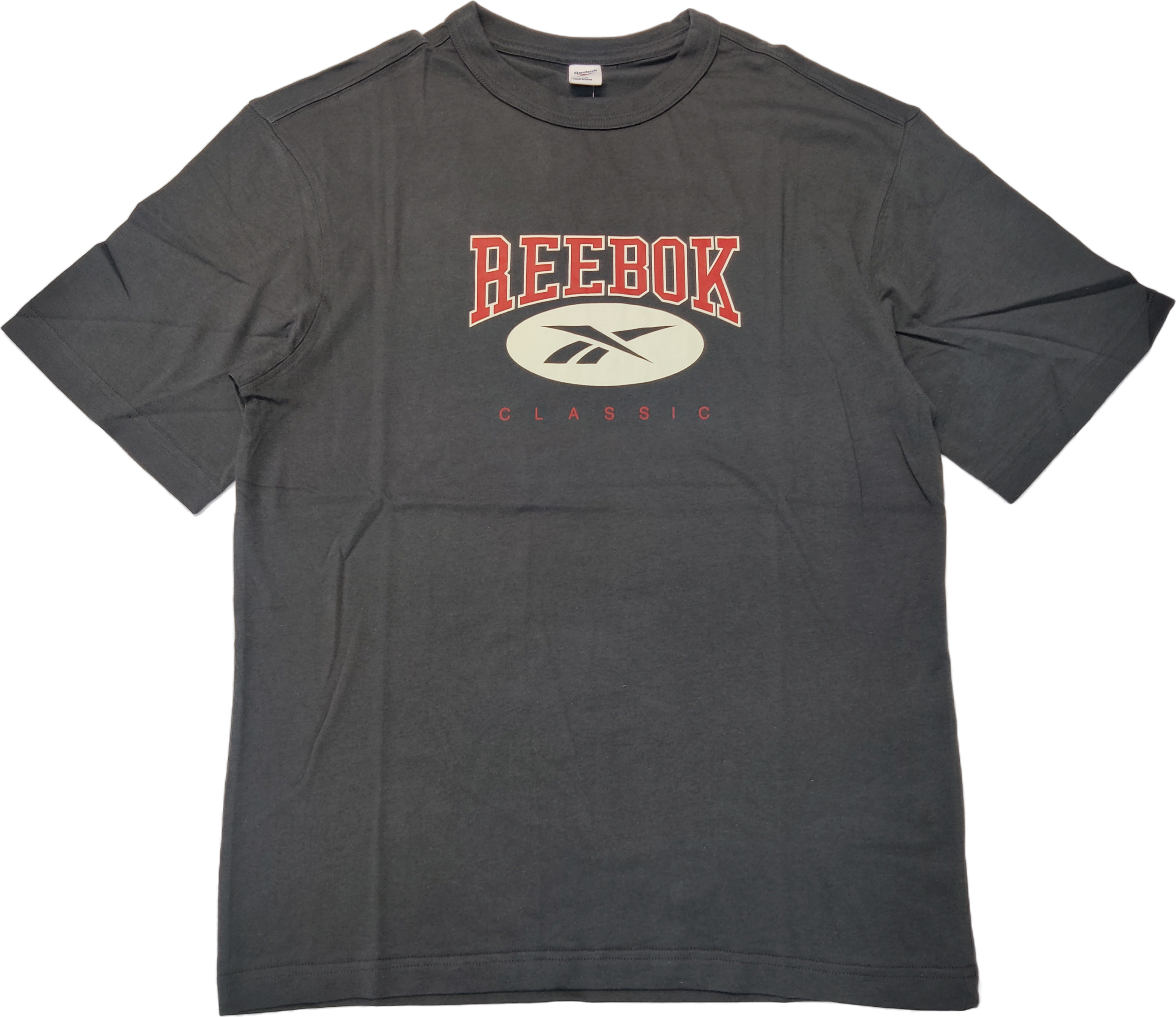 

Футболка мужская Reebok 100036721 серая 2XL, Серый, 100036721