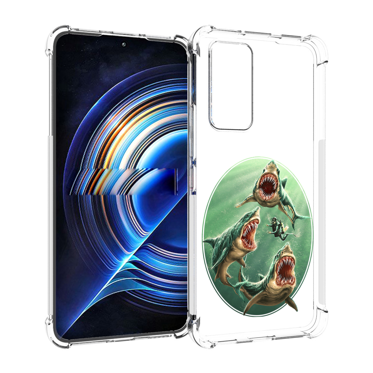 

Чехол MyPads синяя бездна для Tecno Camon 19 Neo, Прозрачный, Tocco