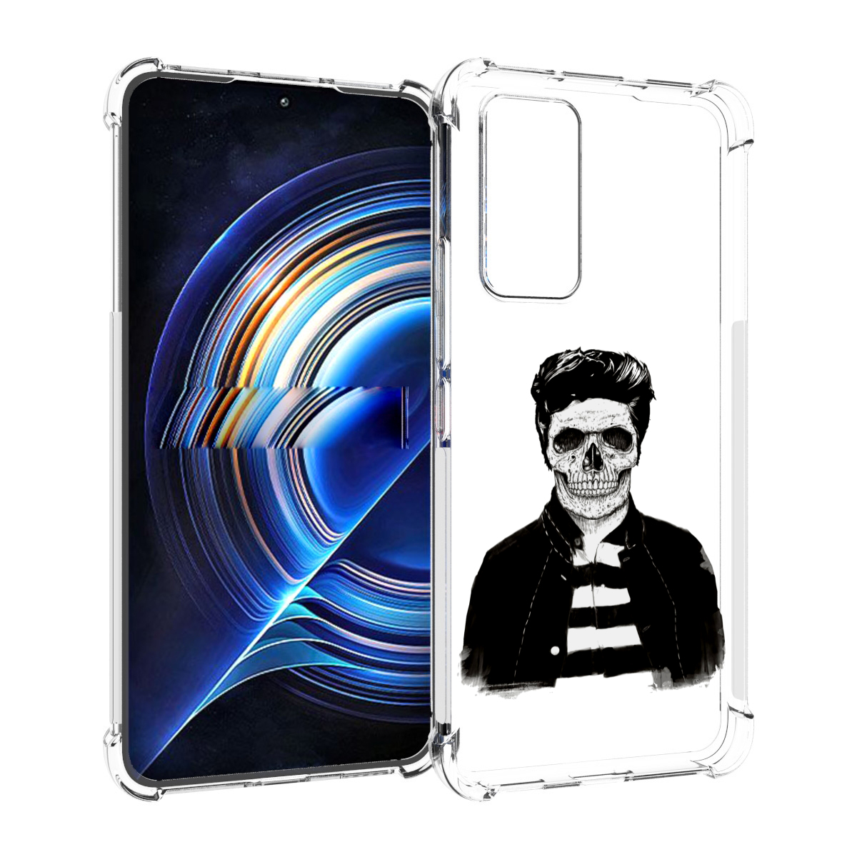 

Чехол MyPads скелет для Tecno Camon 19 Neo, Прозрачный, Tocco
