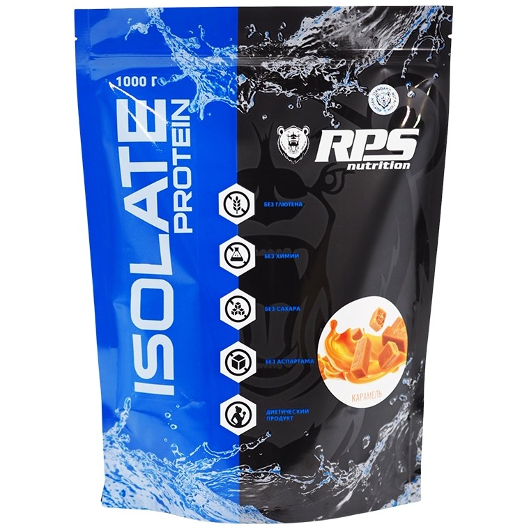 

Изолят RPS Nutrition Whey Isolate 100% - 1000 г, карамель, Whey Isolate
