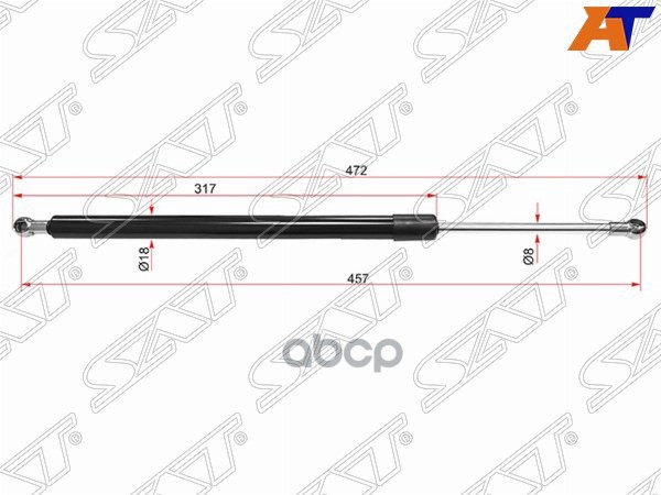 

SAT ST-1150277 Амортизатор багажника FORD FOCUS I 98- 1шт