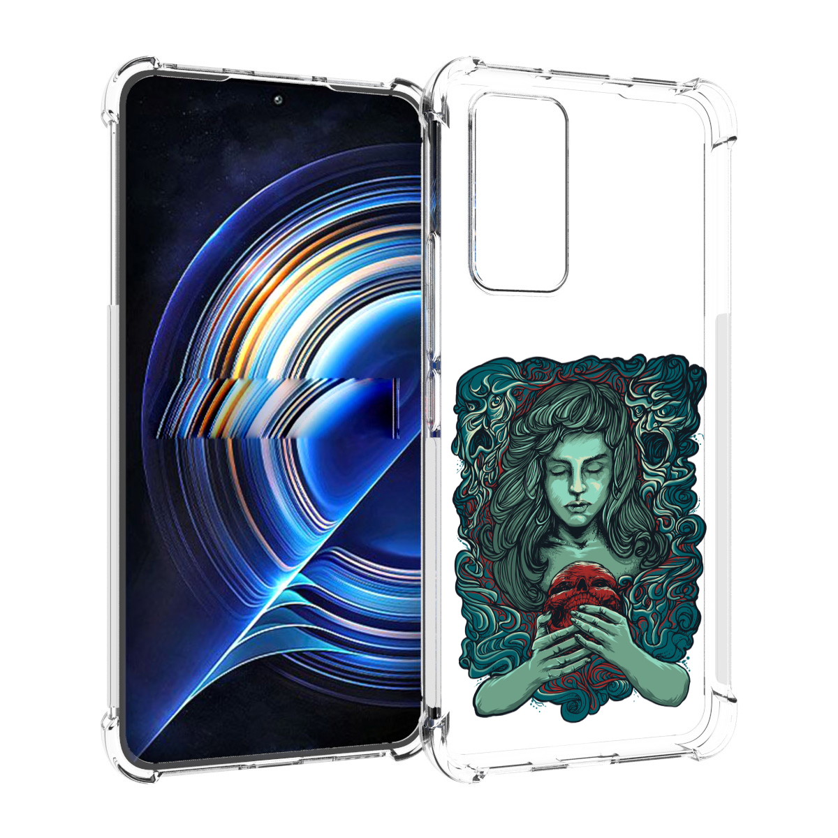 

Чехол MyPads спящая девушка для Tecno Camon 19 Neo, Прозрачный, Tocco