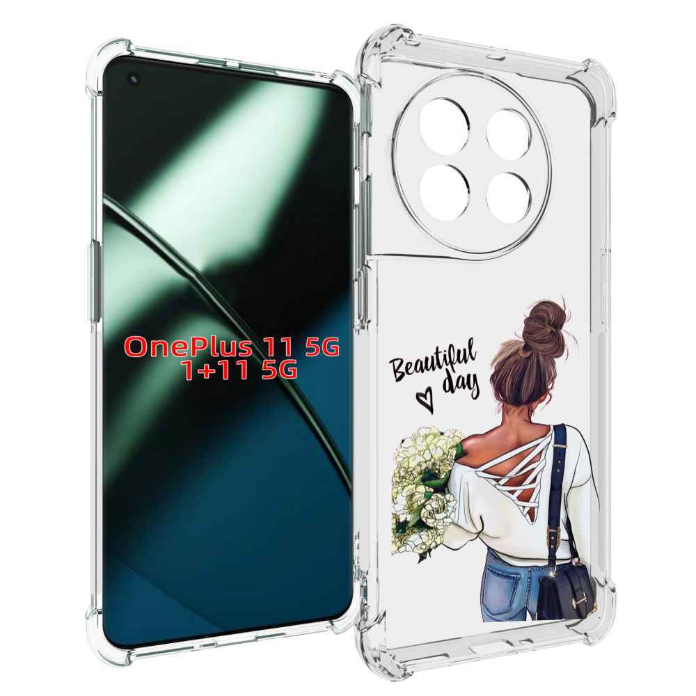 

Чехол MyPads Прекрасный-день для OnePlus 11, Прозрачный, Tocco