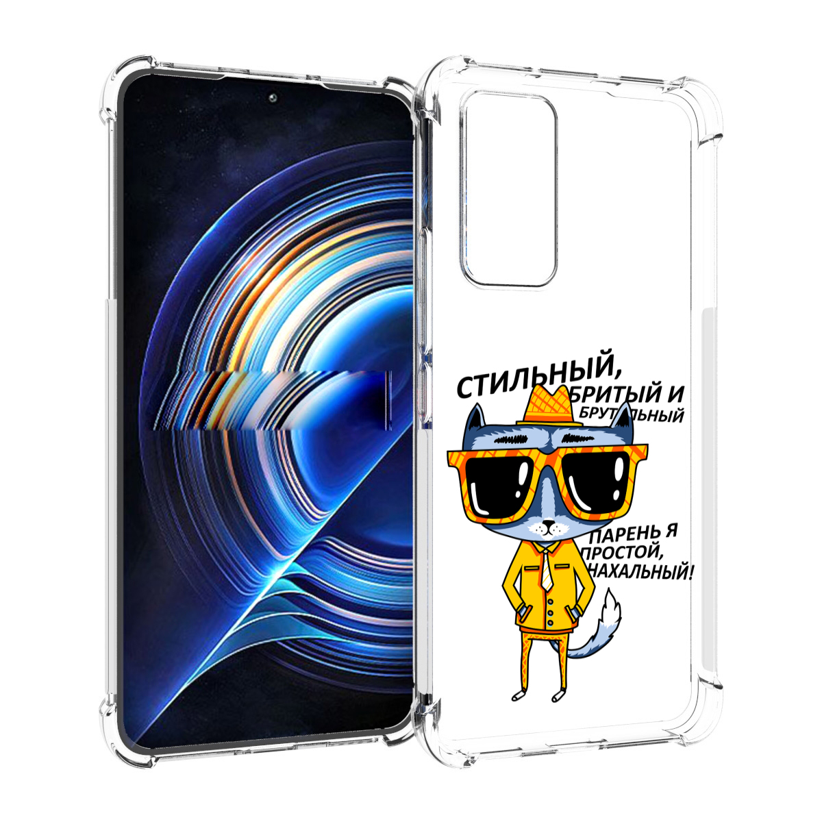 

Чехол MyPads стильный кот для Tecno Camon 19 Neo, Прозрачный, Tocco