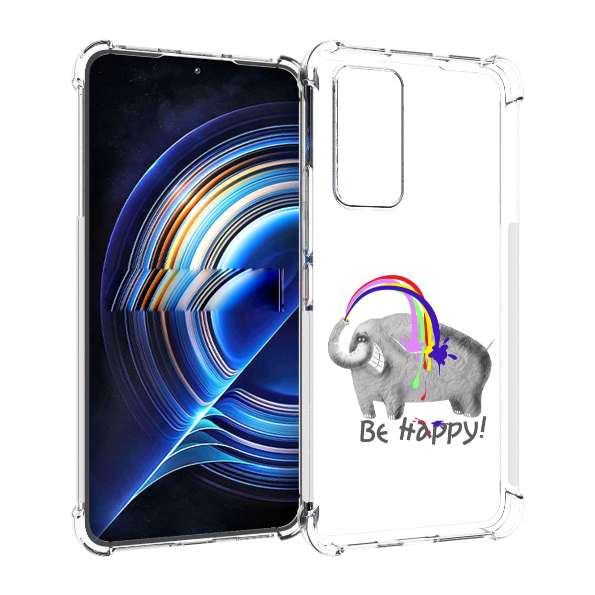 

Чехол MyPads счастливый слон для Tecno Camon 19 Neo, Прозрачный, Tocco