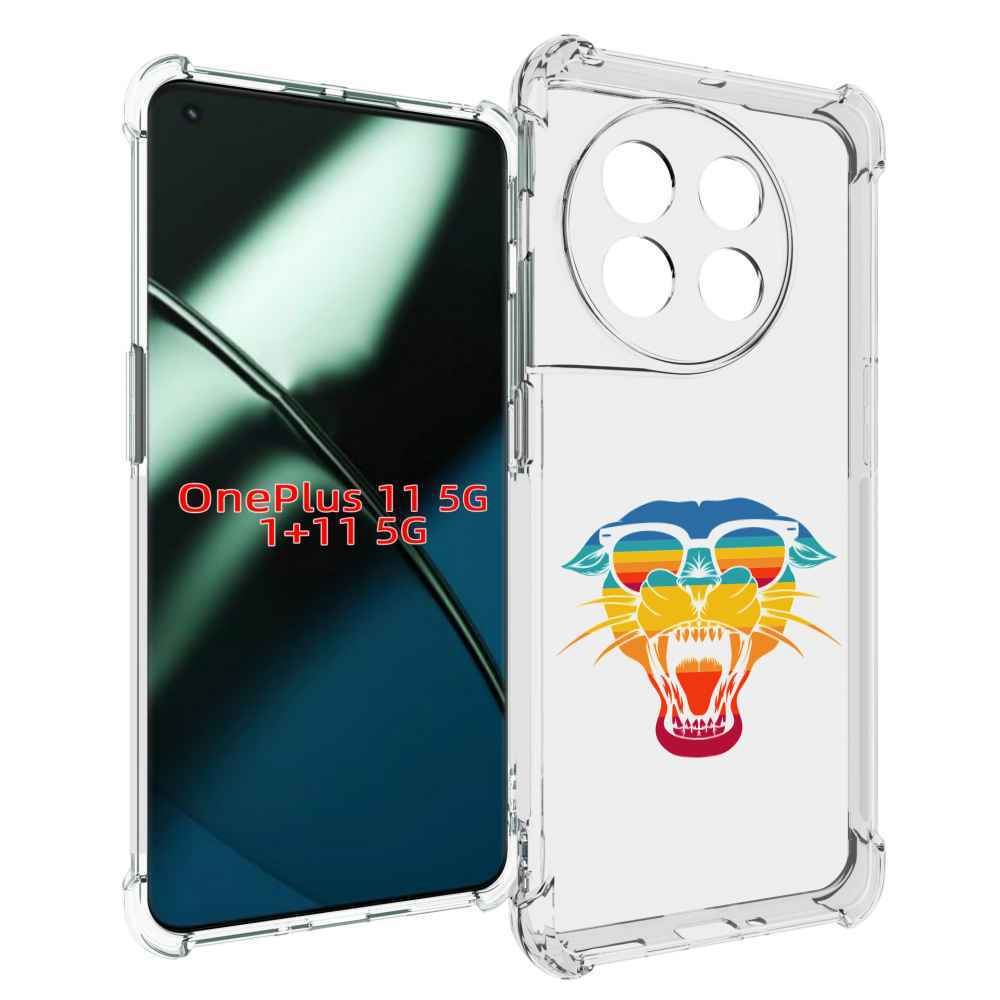 

Чехол MyPads Радужная-пантера для OnePlus 11, Прозрачный, Tocco
