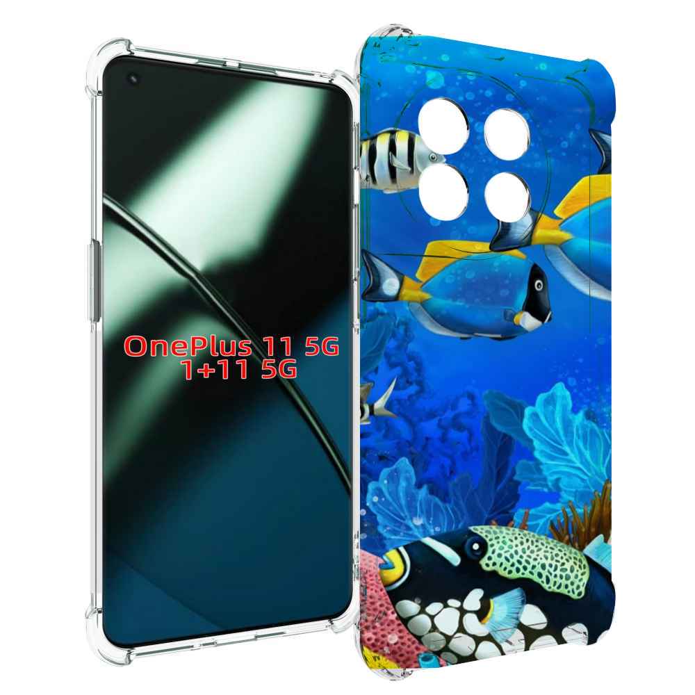

Чехол MyPads Рыбки для OnePlus 11, Прозрачный, Tocco