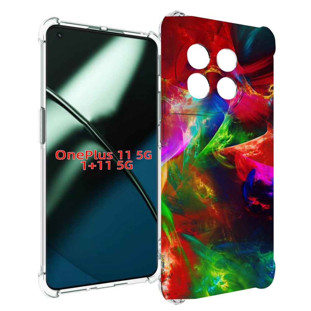 

Чехол MyPads Сияние-красок для OnePlus 11, Прозрачный, Tocco