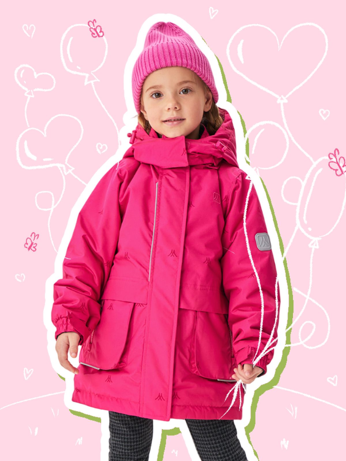Куртка детская Premont SP11438 розовый 128 4949₽