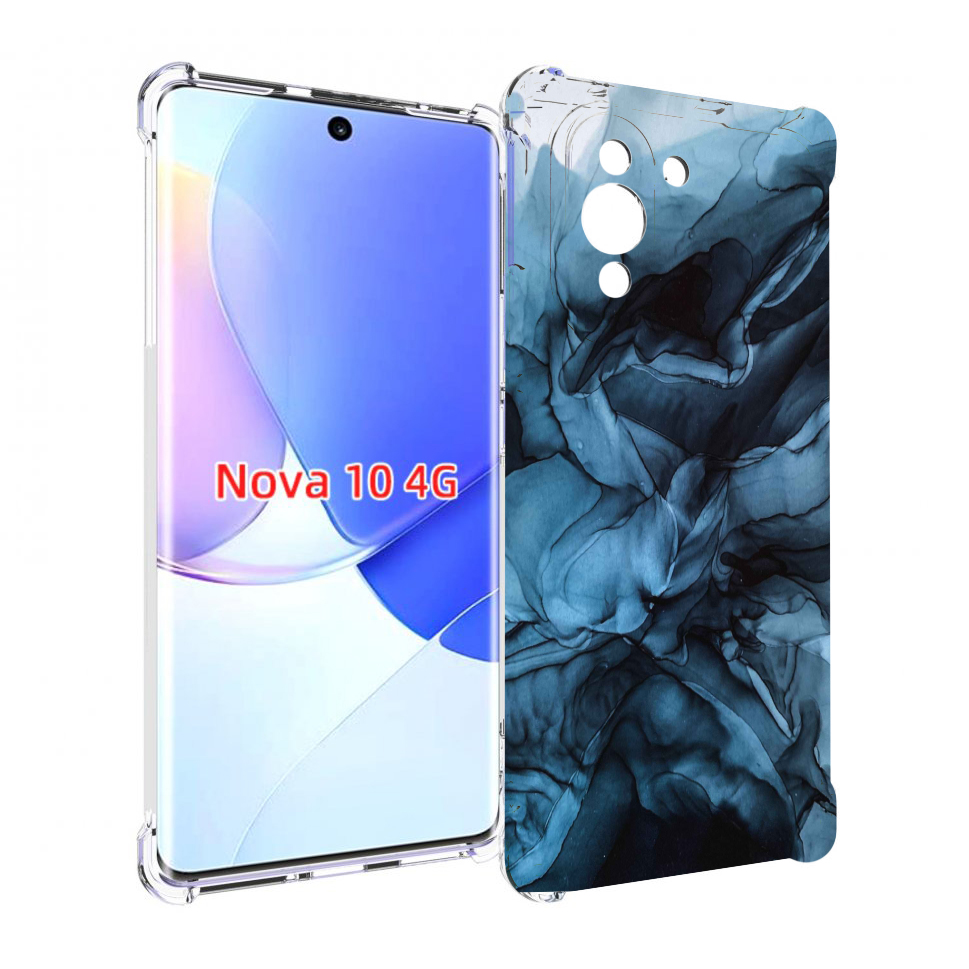 

Чехол MyPads голубой дымок для Huawei Nova 10, Прозрачный, Tocco