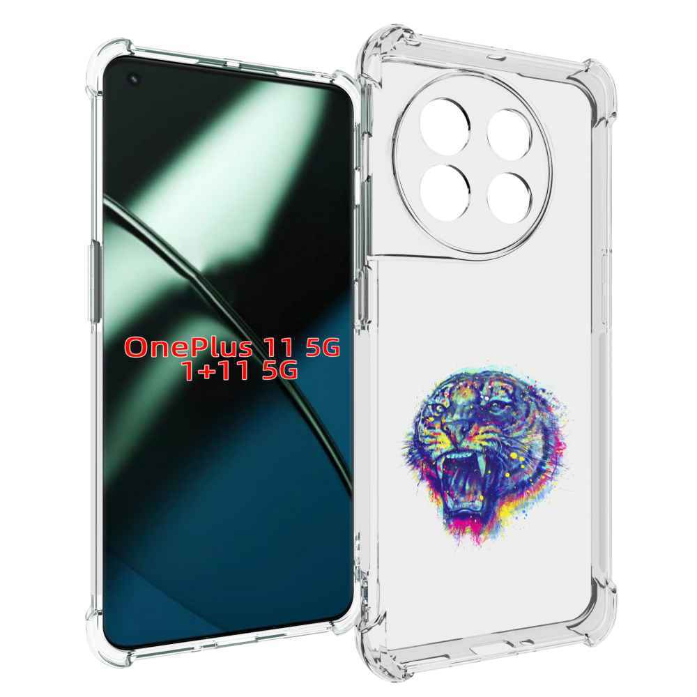 

Чехол MyPads Тигр 2 для OnePlus 11, Прозрачный, Tocco
