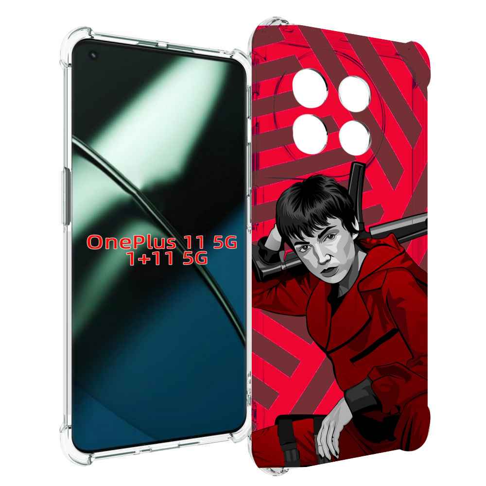 

Чехол MyPads Токио-бумажный-дом для OnePlus 11, Прозрачный, Tocco
