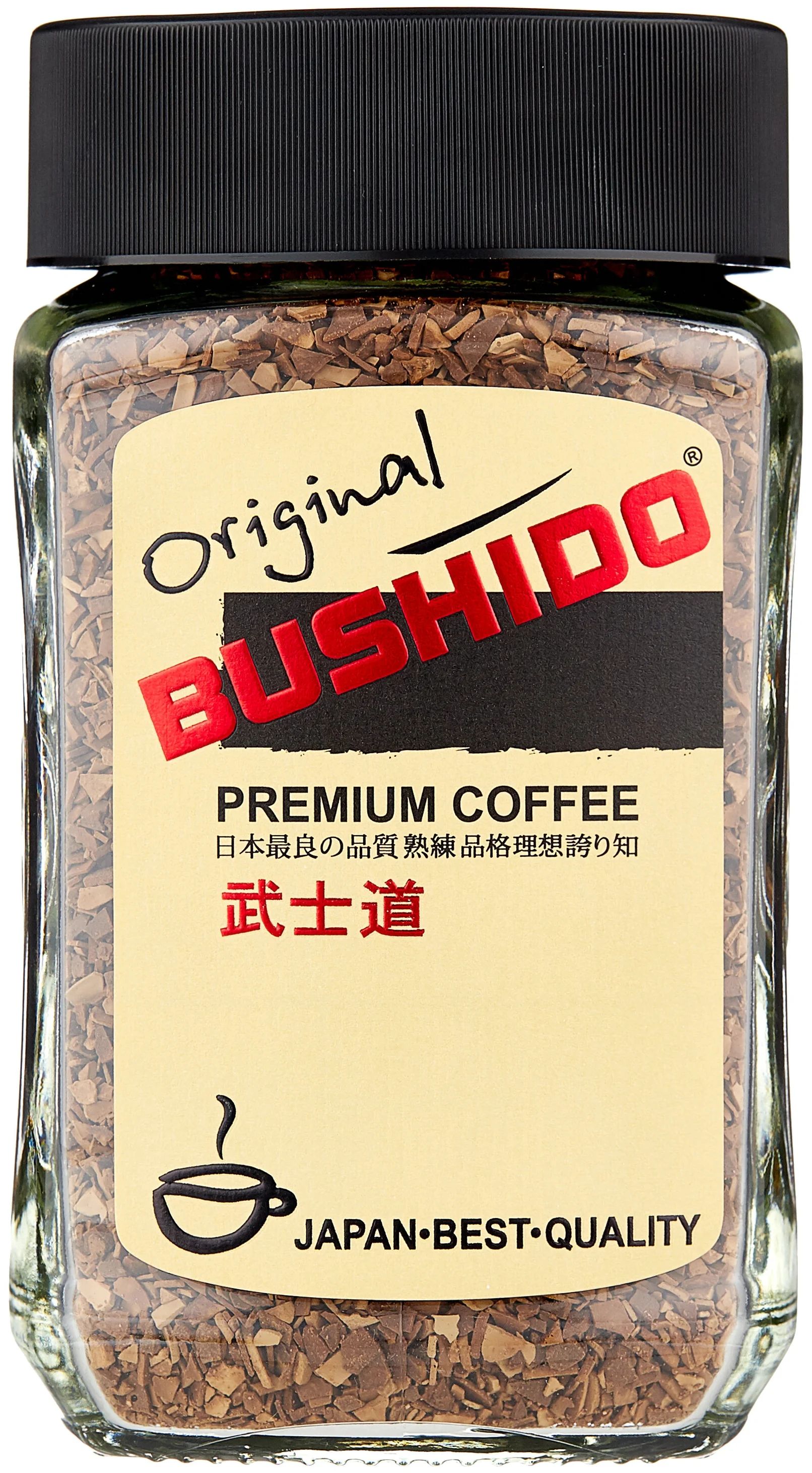 Кофе растворимый сублимированный Бушидо original 100г