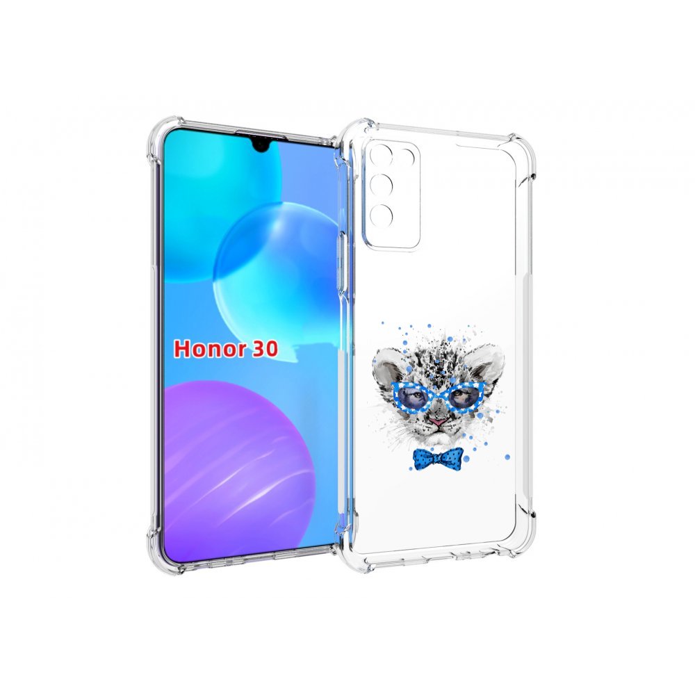 

Чехол MyPads тигренок с бабочкой для Huawei Honor 30 Lite, Tocco